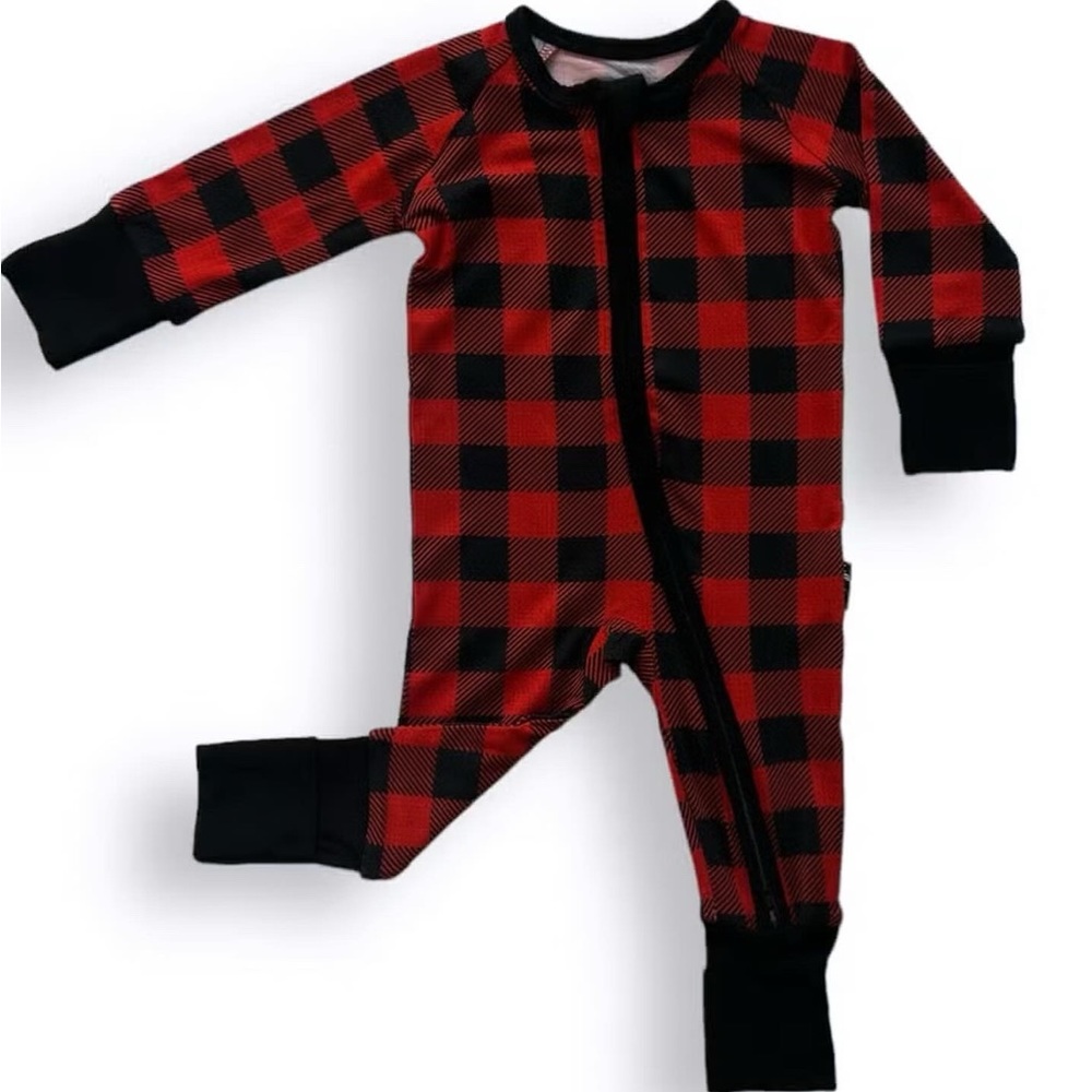 Millie + Roo plaid bamboo sleeper